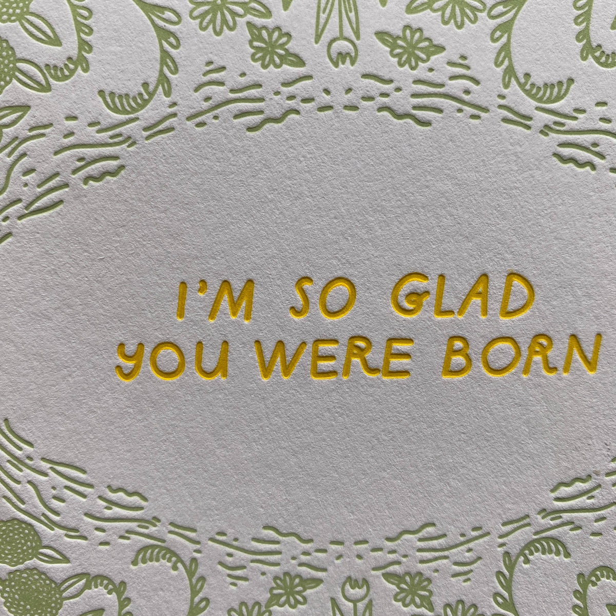Glad Born Card