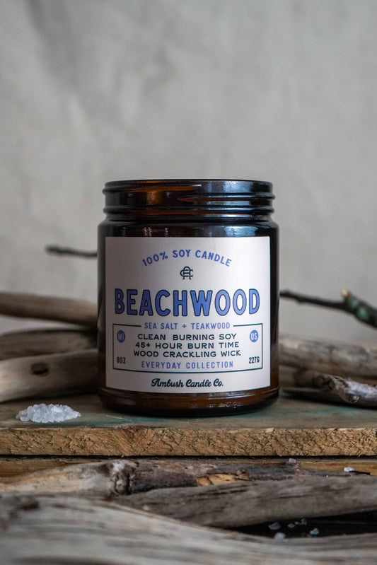 Beachwood | Sea Salt + Teakwood Candle