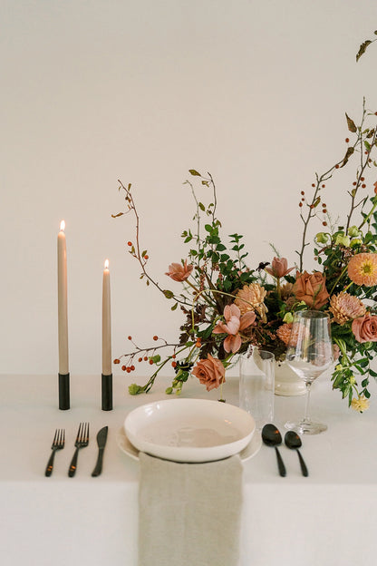 Beeswax Dipped Candles | Clay