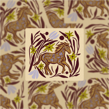 Year Of The Horse Sticker
