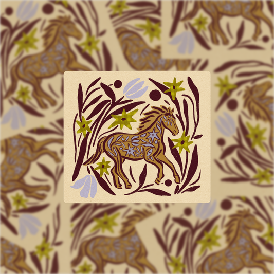 Year Of The Horse Sticker