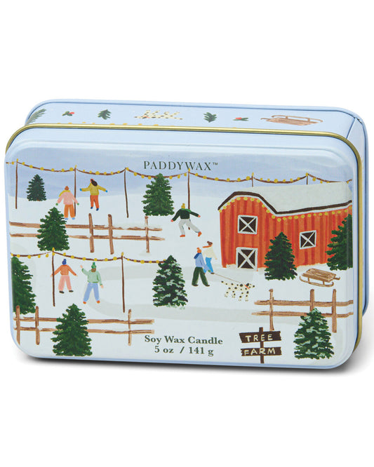 Holiday Tin Candle | Tabac & Pine