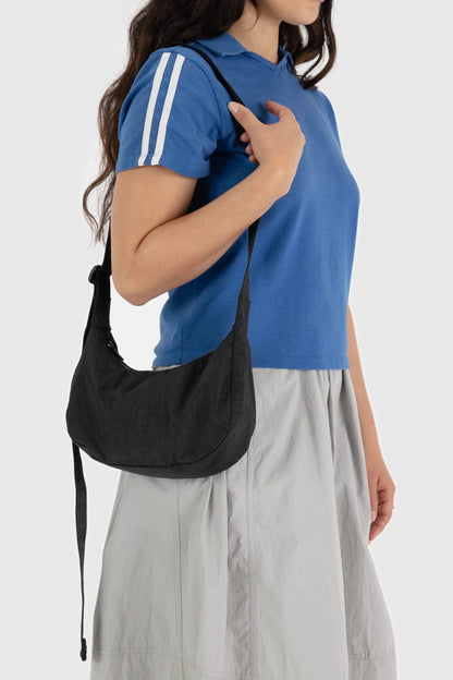 Small Crescent Bag | Black