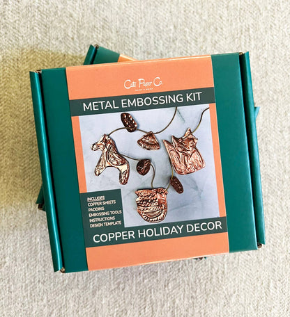 Copper Garland Metal Embossing Kit