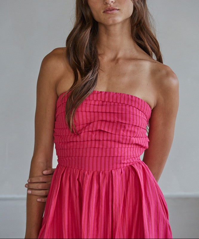 Wayland Strapless Midi Dress
