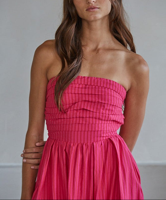 Wayland Strapless Midi Dress