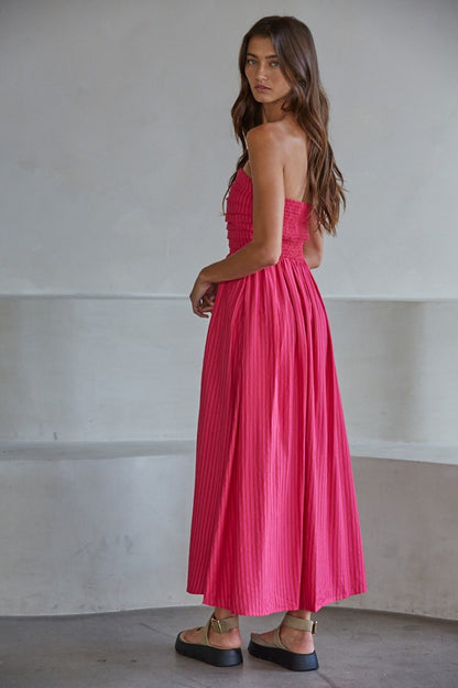 Wayland Strapless Midi Dress