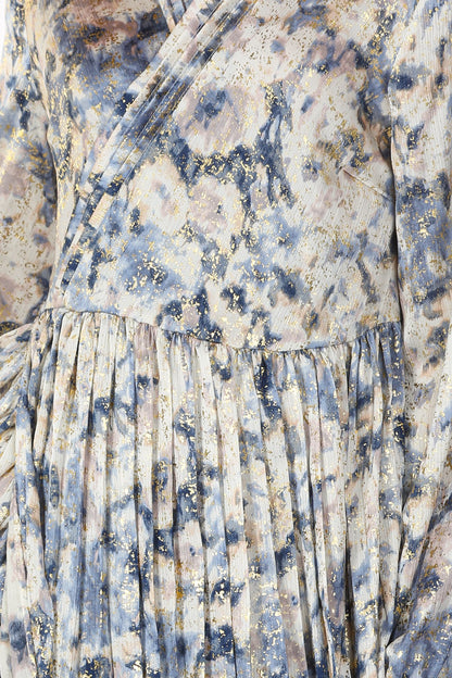 Saltwater Abstract Midi Dress