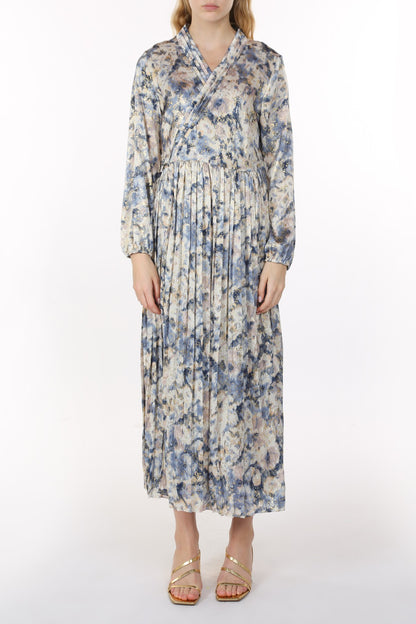 Saltwater Abstract Midi Dress