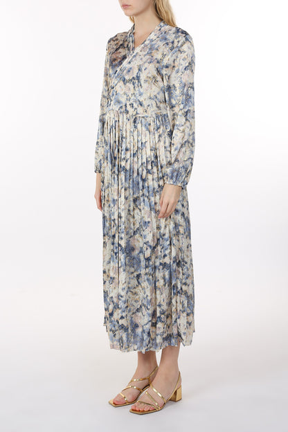 Saltwater Abstract Midi Dress