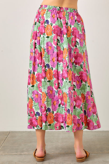 In Full Swing Midi Skirt