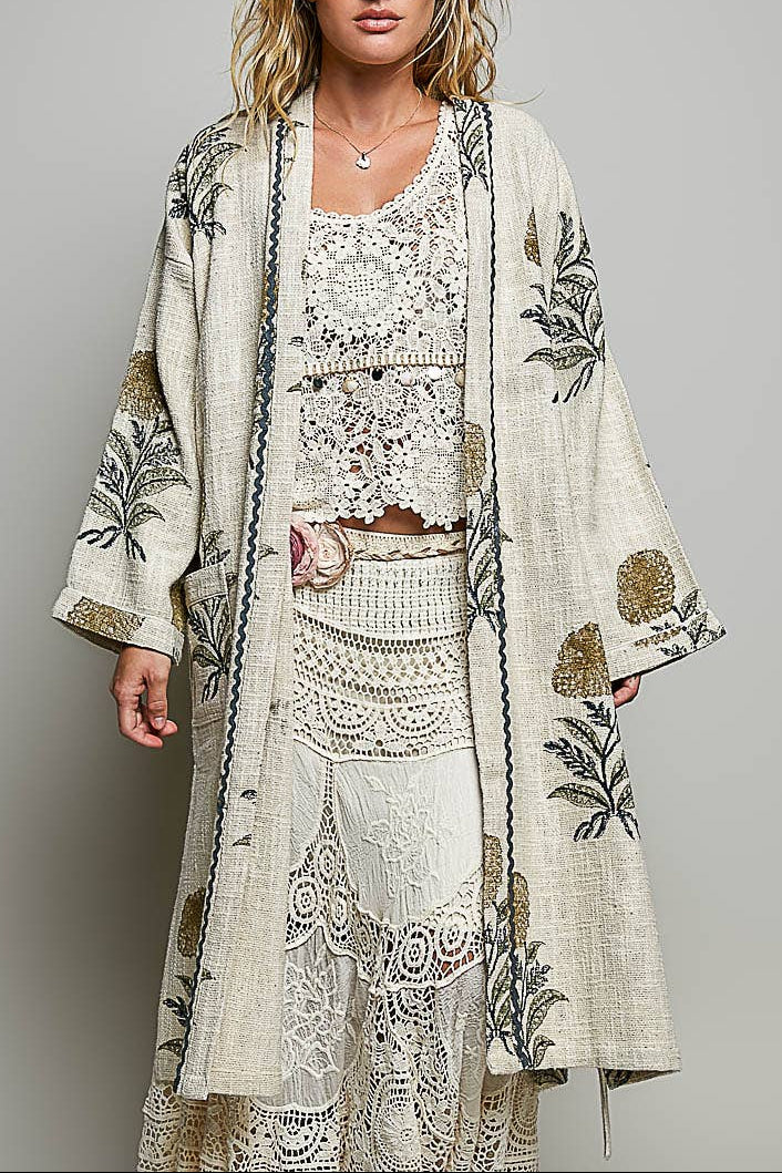 Homebody Lightweight Floral Cardigan