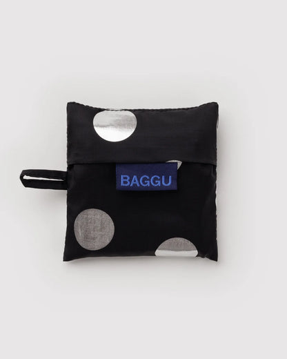 Baby BAGGU | Silver Metallic Polka Dot