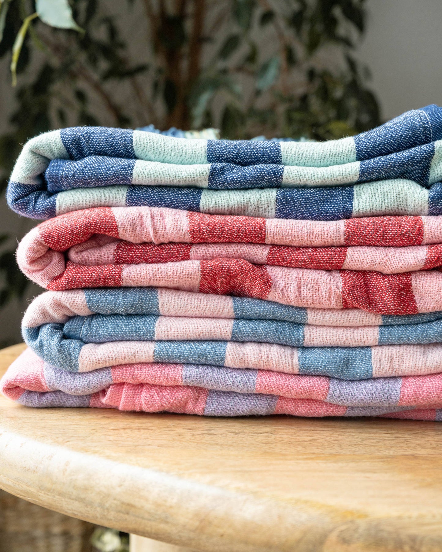 Cabana Stripe Beach Towel | Pink + Lilac