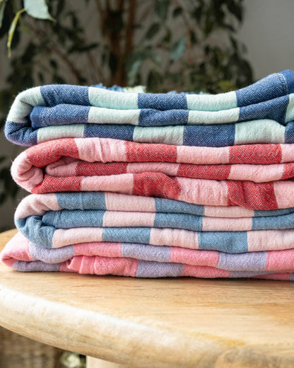 Cabana Stripe Beach Towel | Pink + Lilac
