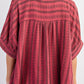 Raspberry Lemonade Cotton Gauze Shirt