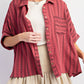 Raspberry Lemonade Cotton Gauze Shirt