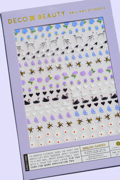 Nail Art Stickers | English Garden