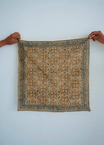 Kalamkari Cotton Bandana | Sunflower Bundle