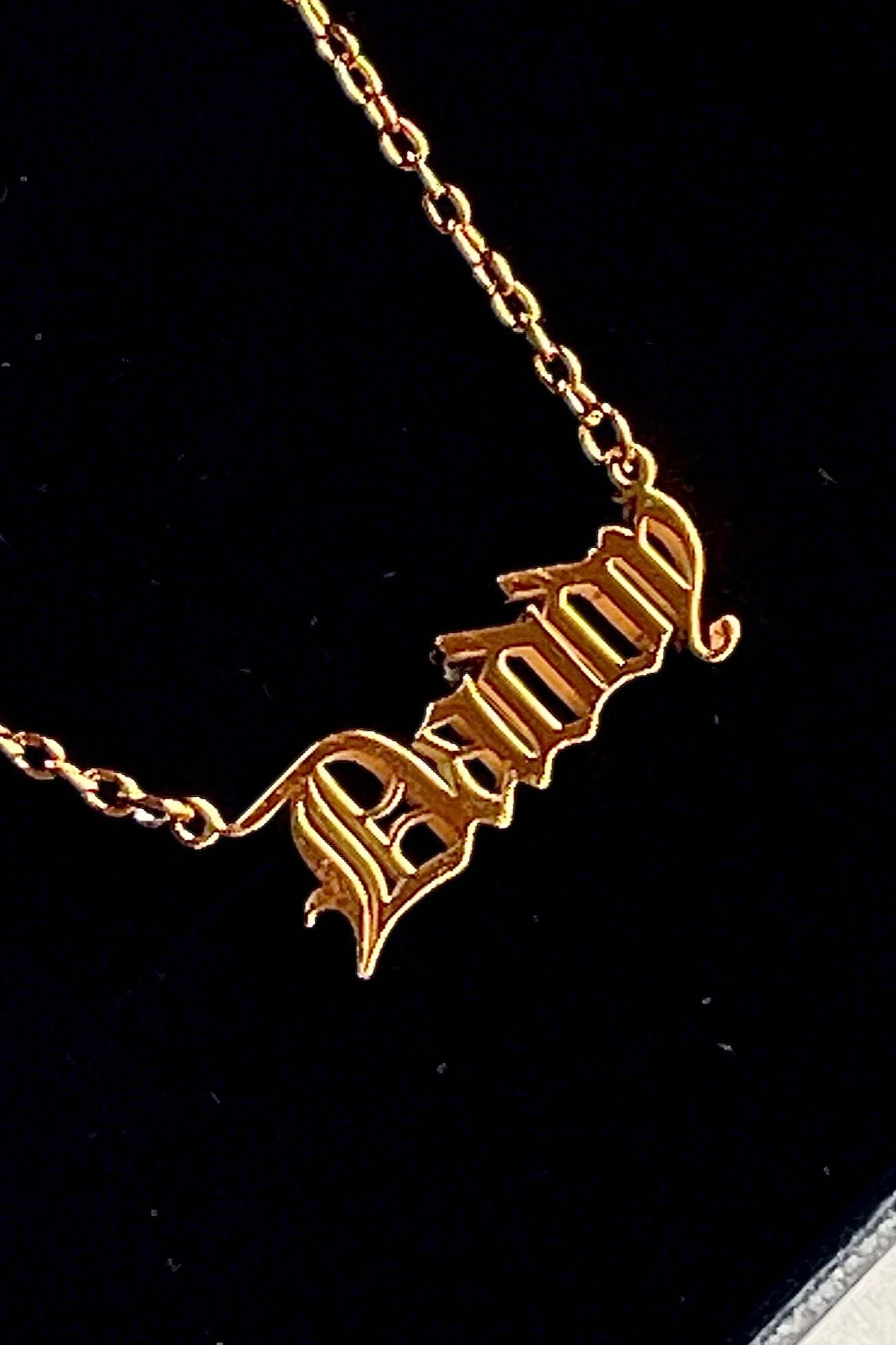 Daddy Necklace | Gold