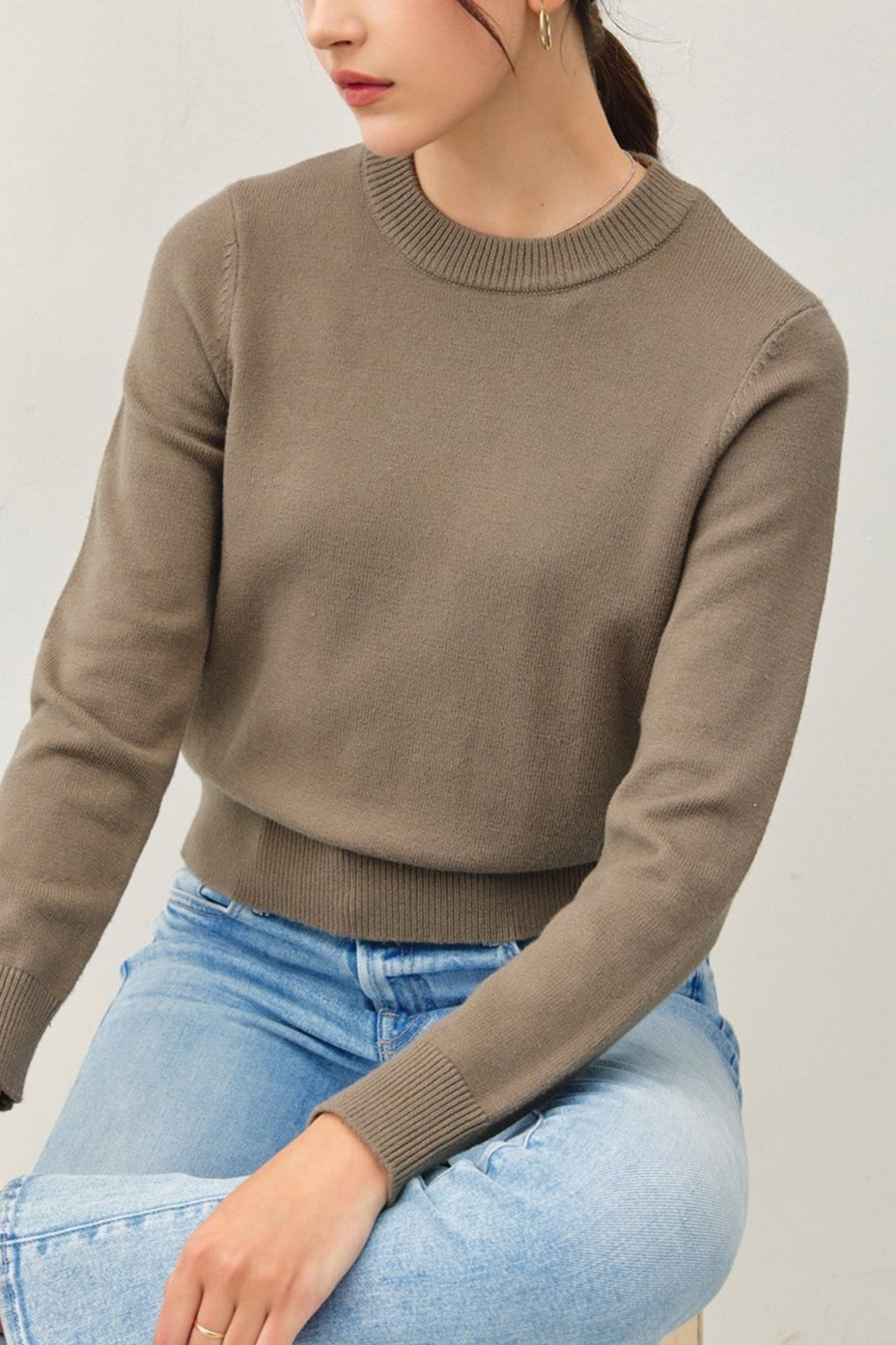 Favorite Basic Sweater | Olive