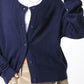 Caught A Vibe Button Up Cardigan | Navy