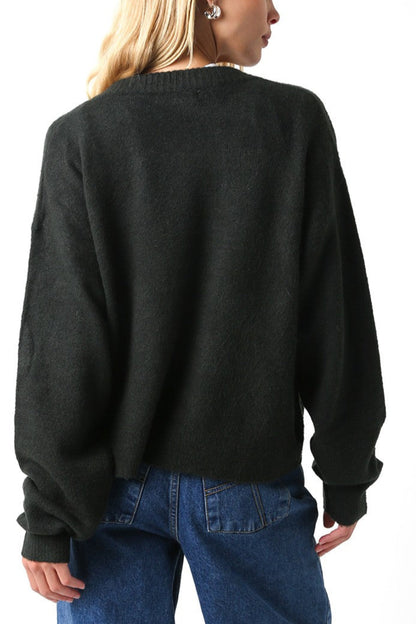 Caught A Vibe Button Up Cardigan | Green