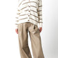 Classic Striped Cardigan | Ivory