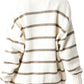 Classic Striped Cardigan | Ivory