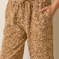 Floral Tapestry Pants | Camel
