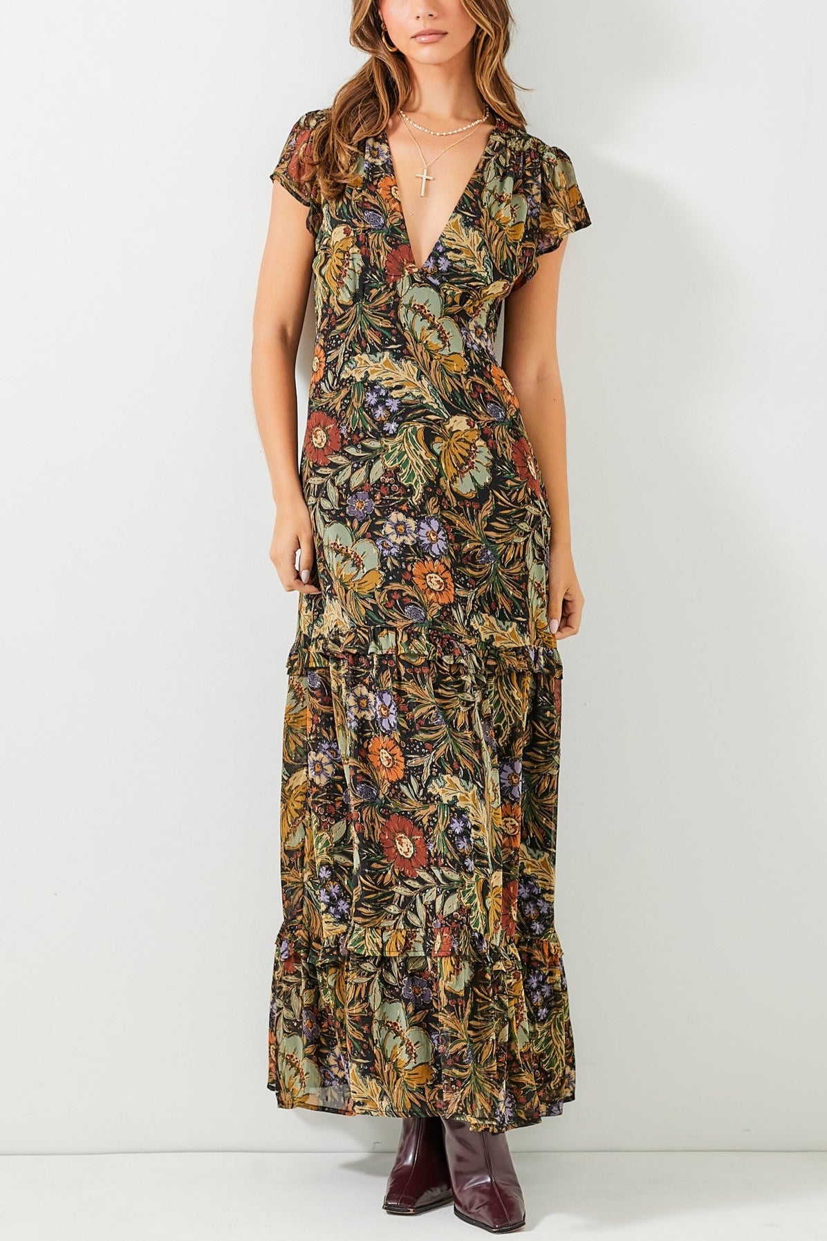 Sally Floral Maxi Dress