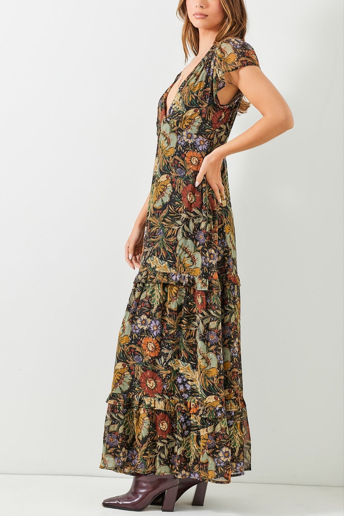 Sally Floral Maxi Dress