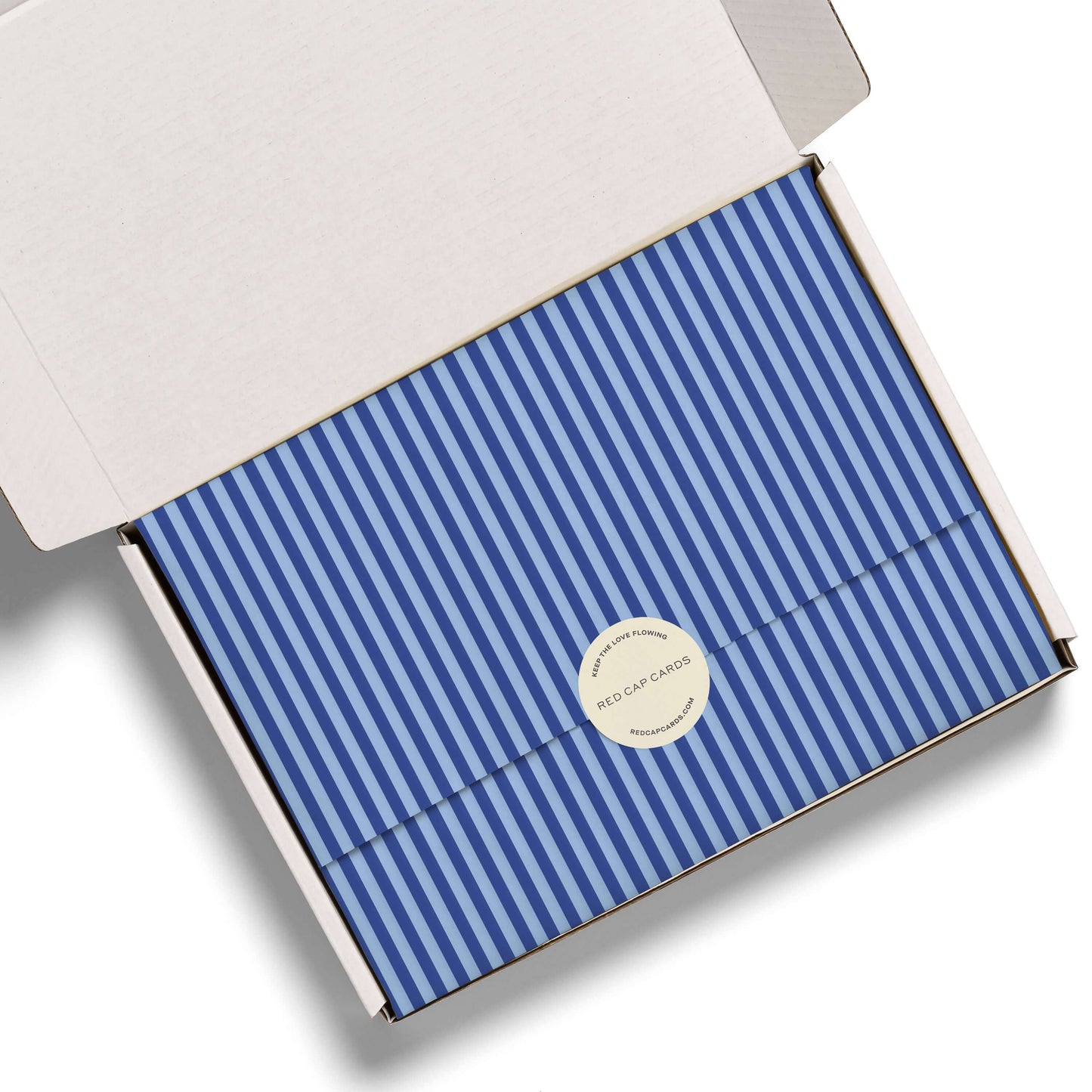 Tissue Paper Pack | Blue Pinstripes