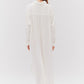 Pearly White Shirt Dress