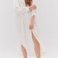 Pearly White Shirt Dress