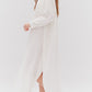 Pearly White Shirt Dress