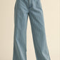 Stripe Denim Jacquard Pants