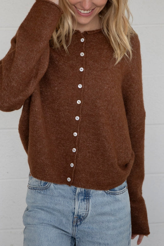 Piper Cardigan | Brown