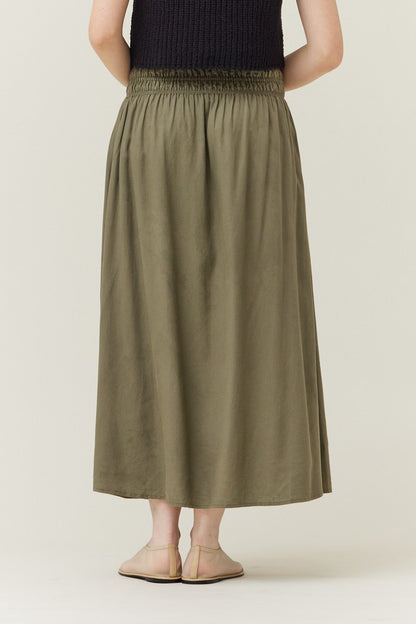 Almost Friday Midi Skirt | Sage