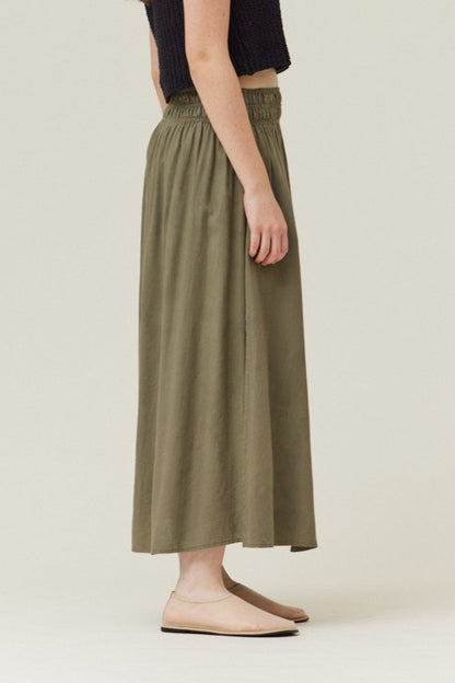 Almost Friday Midi Skirt | Sage