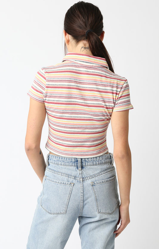 Poolside Button Front Top