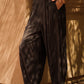 Pinstripe Linen Blend Trousers