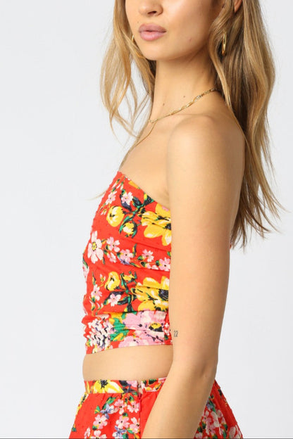 Floral Daydream Tube Top