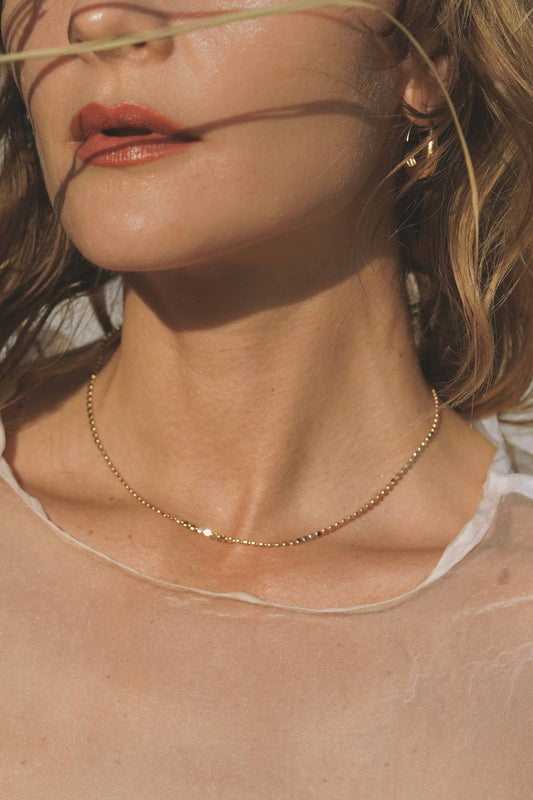 Elena Necklace | 16" Gold-filled