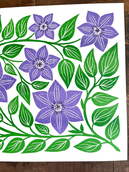 Garden Series Print | Clematis