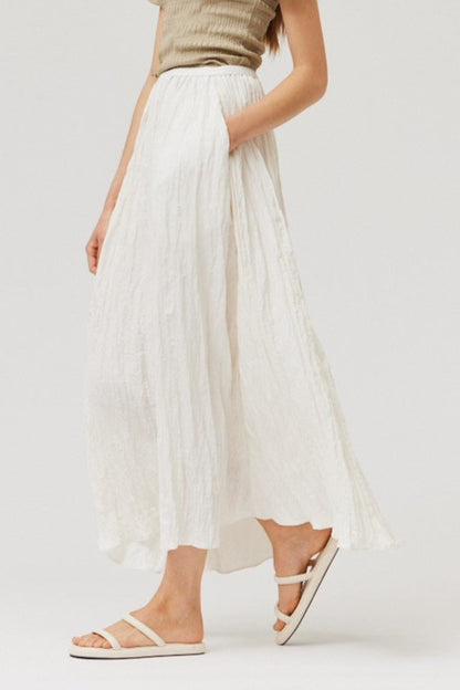 Opal Textured Midi Skirt
