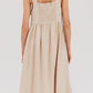 Drive Me Greige-y Midi Dress