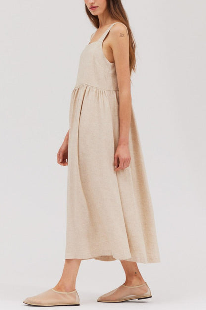 Drive Me Greige-y Midi Dress
