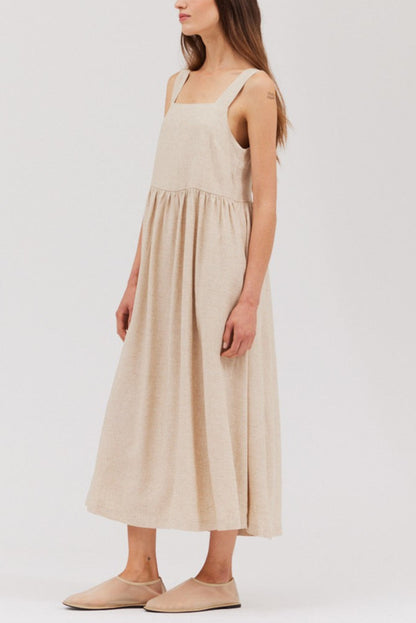 Drive Me Greige-y Midi Dress