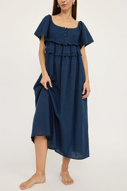 Sea La Vie Midi Dress | Navy